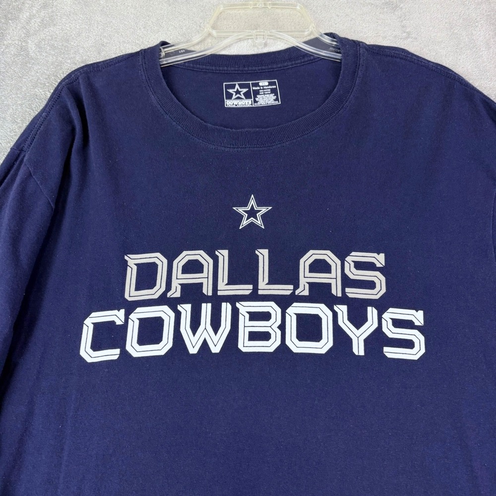 Cowboys Team Apparel XL Navy Blue Long Sleeve Dallas Cowboys NFC East Graphic T - Picture 2 of 8